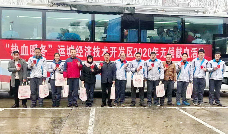 大運機車員工冬日無償獻血，讓溫暖與愛同行！